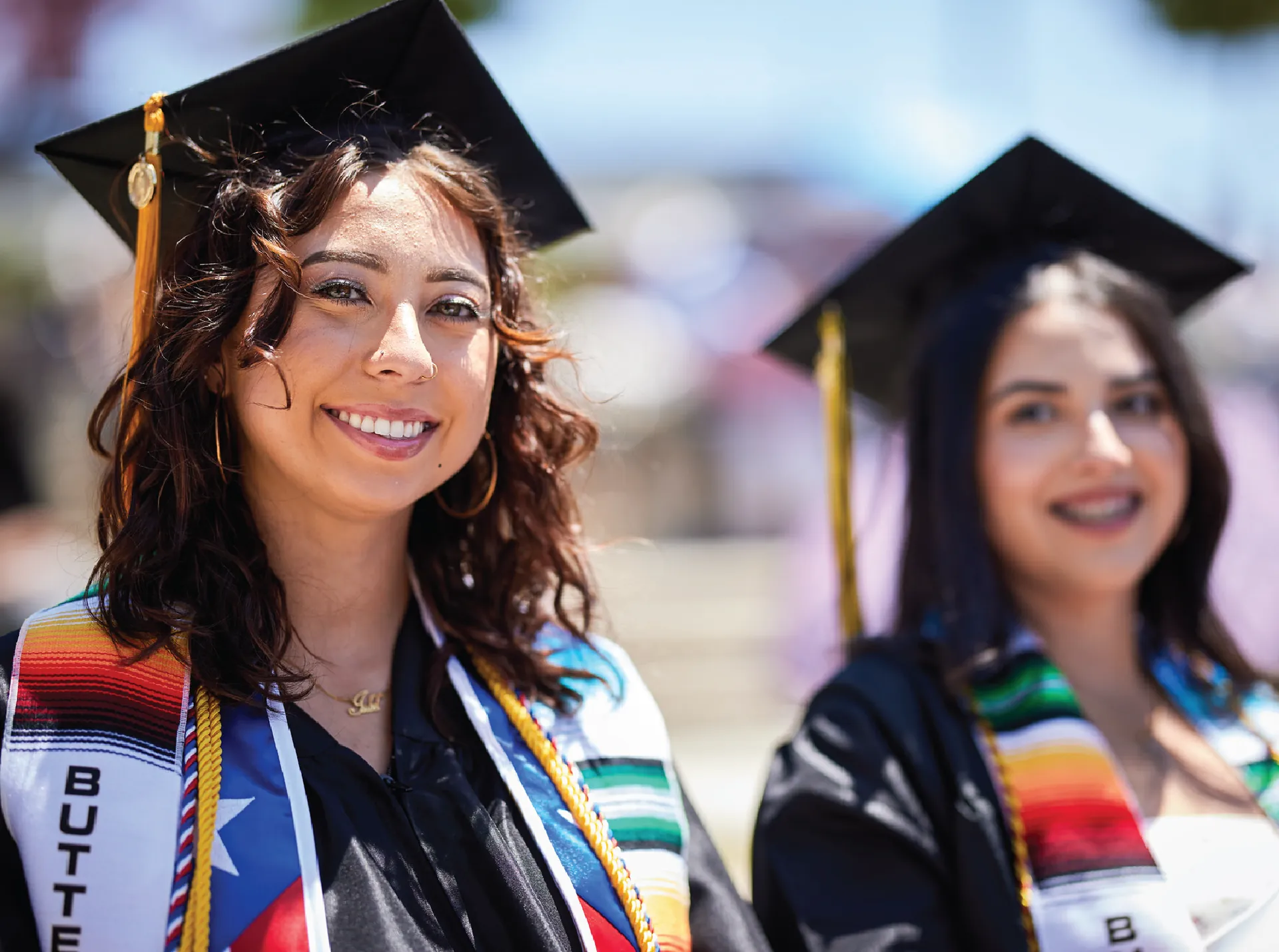 Two-female-Butte College CASA Graduates present at commencement