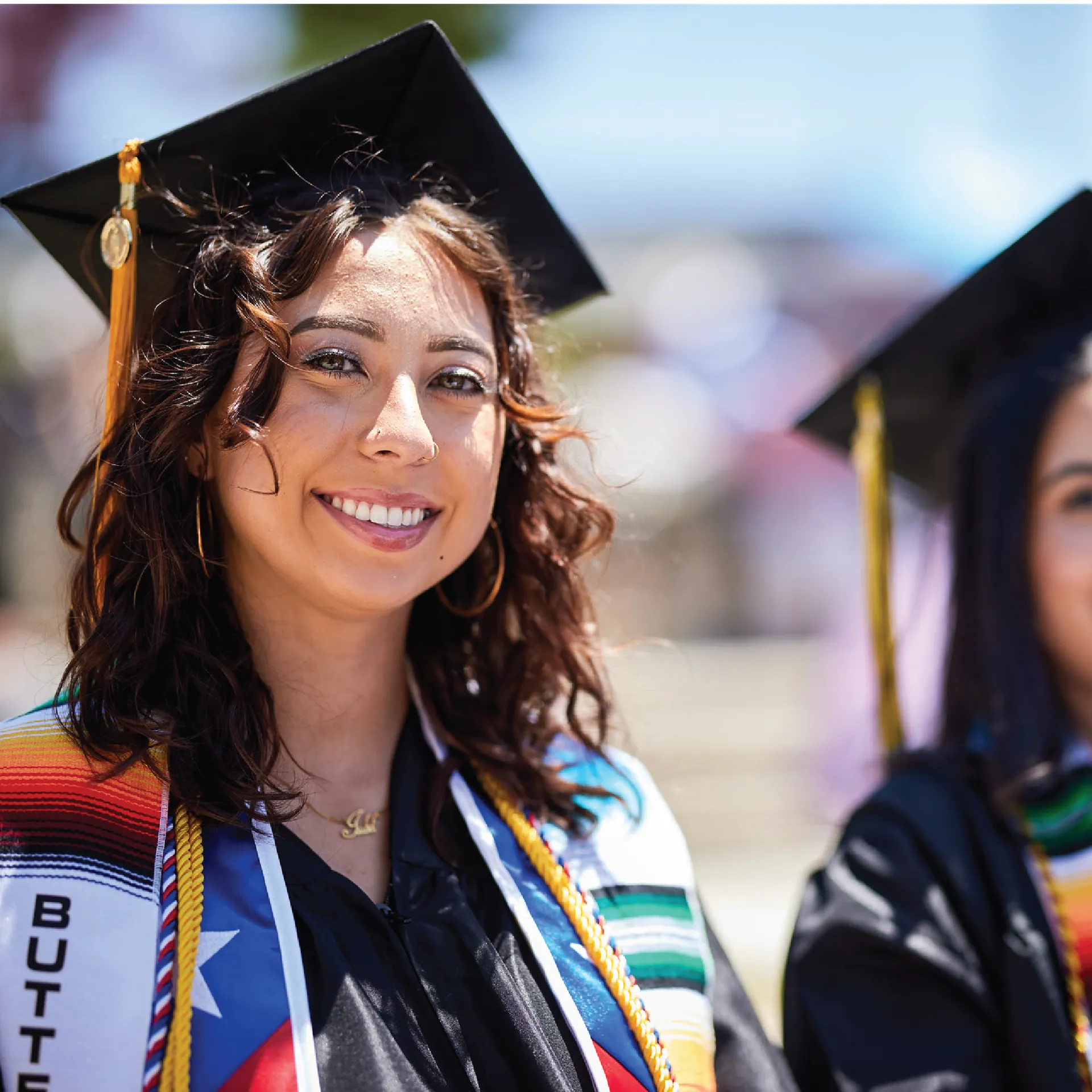 Butte College Casa graduate at commencement