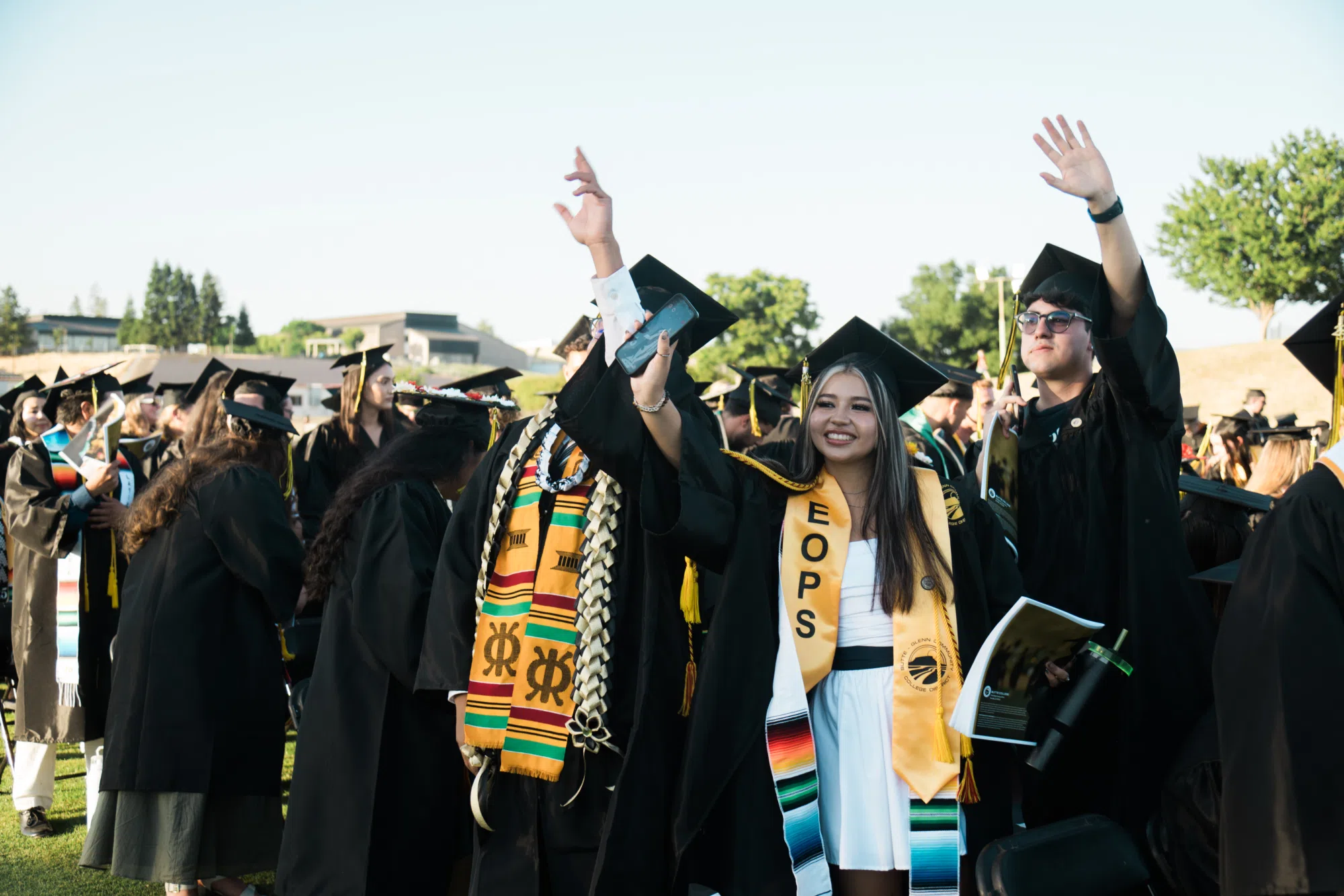 Butte College Graduates at commencement ceremony