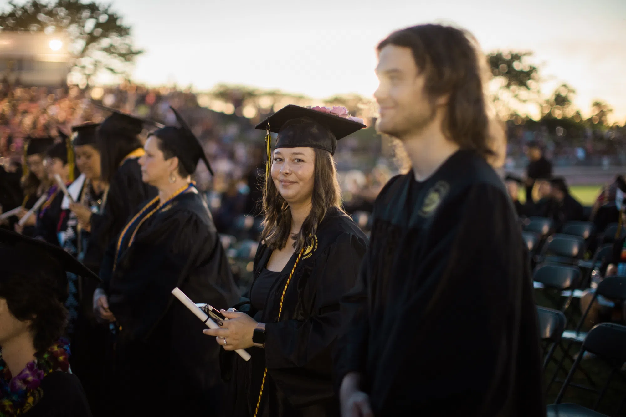 Butte College Graduates at commencement ceremony