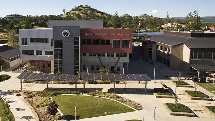 Butte College main campus ariel view