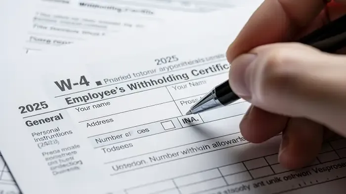 2025 employee withholding certificate w 4 tax form