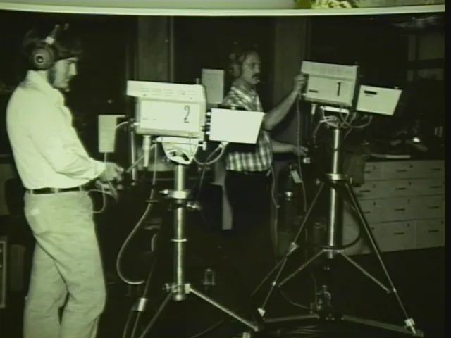 BCTV historical shot of filming in progress