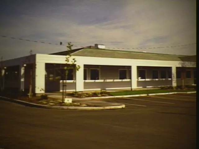 Butte College History: chico center building exterior view