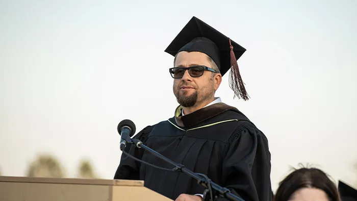 Butte College Leadership VP of instruction speaks at commencement ceremony