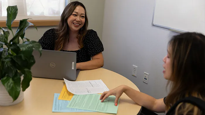 Butte College Students work together on project