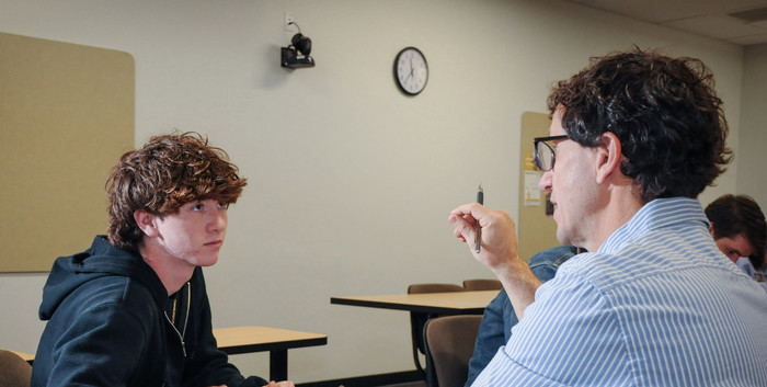 Butte College STEM students gets assistance from math professor's