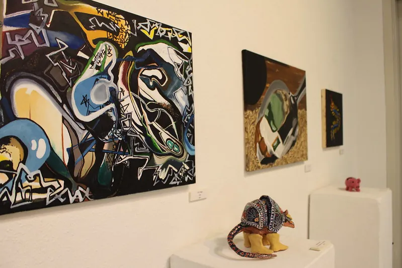 Art on display at the Butte College Art Gallery Event