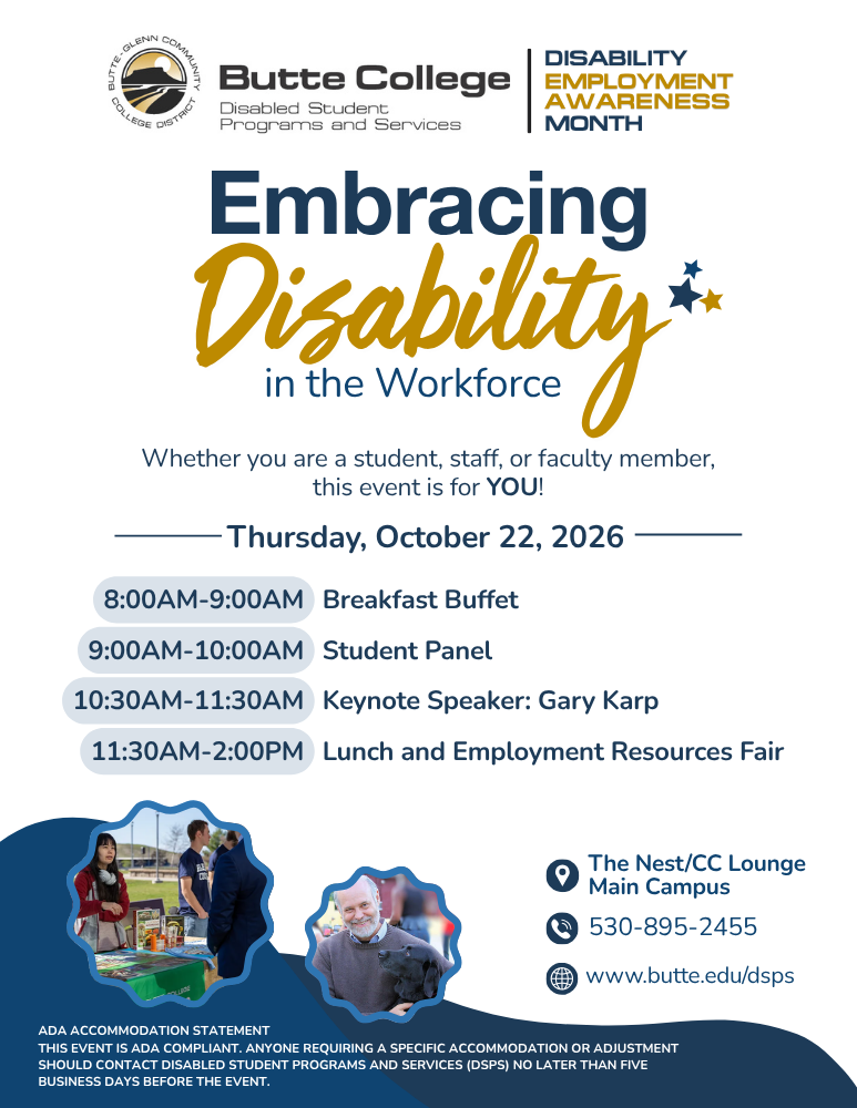 Poster featuring event information