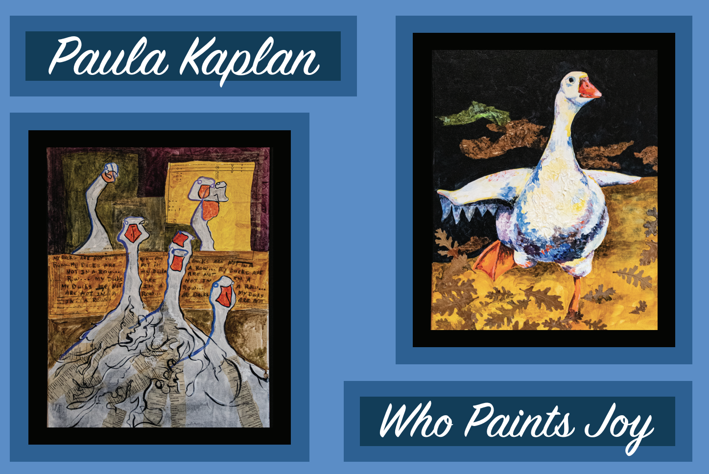 Paula Kaplan, Who Paints Joy
