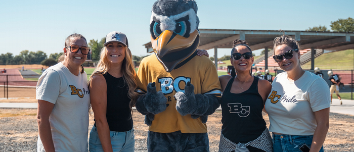 Butte College Staff attend an alum BBQ.