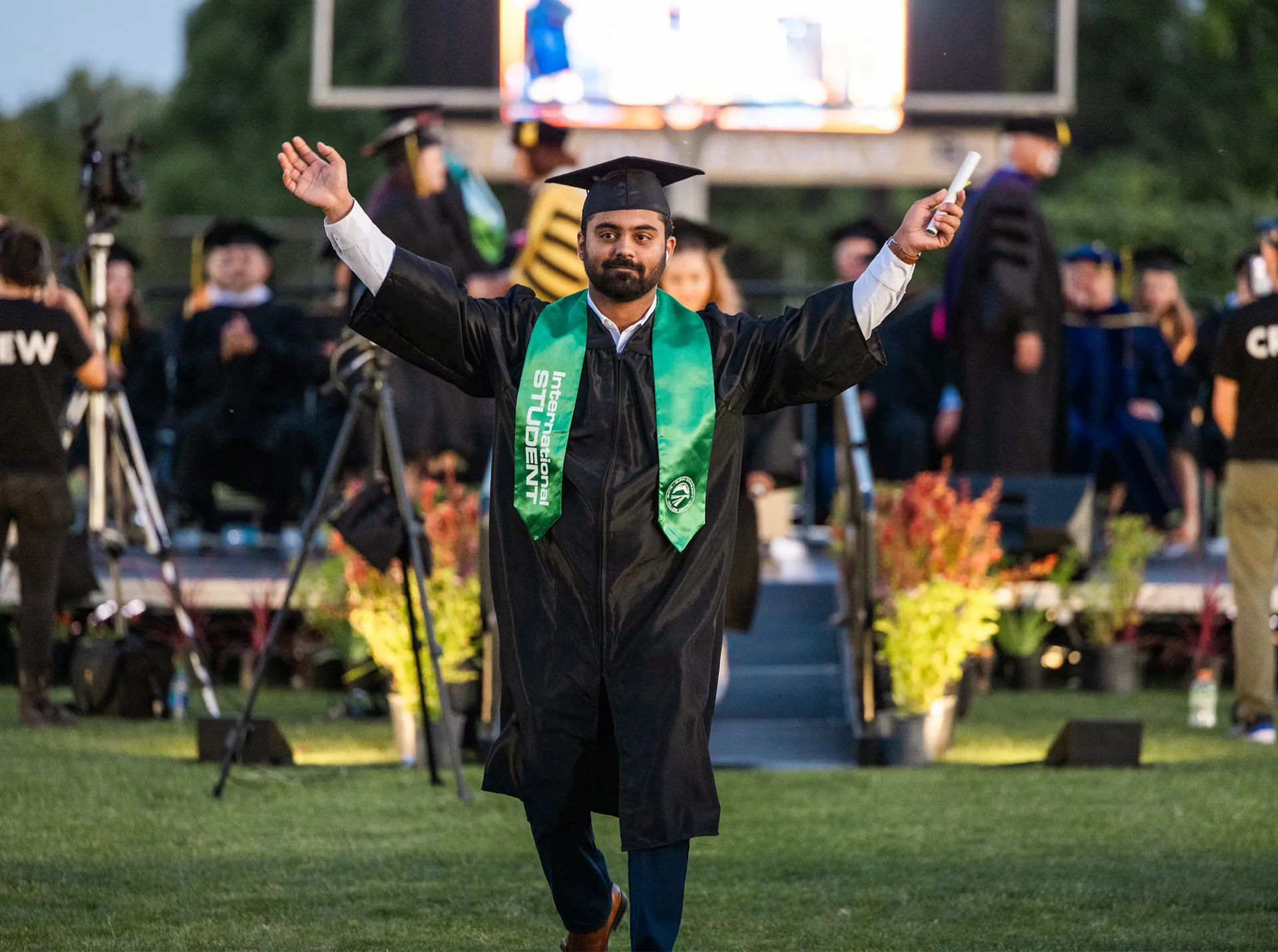 Butte College Graduate celebrates at commencement ceremony