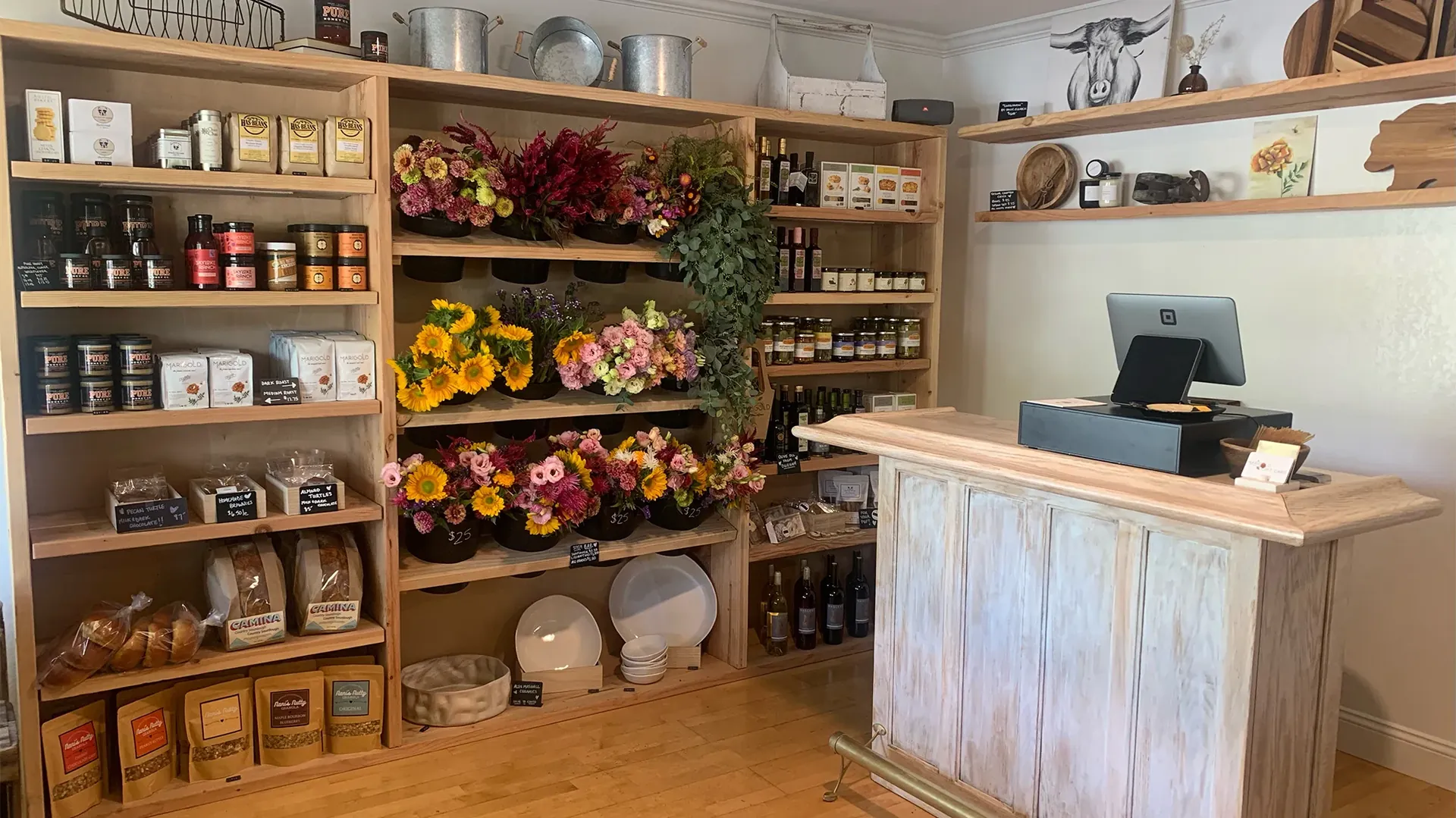 Butte College Floral and Gift Shop Retail Store interior
