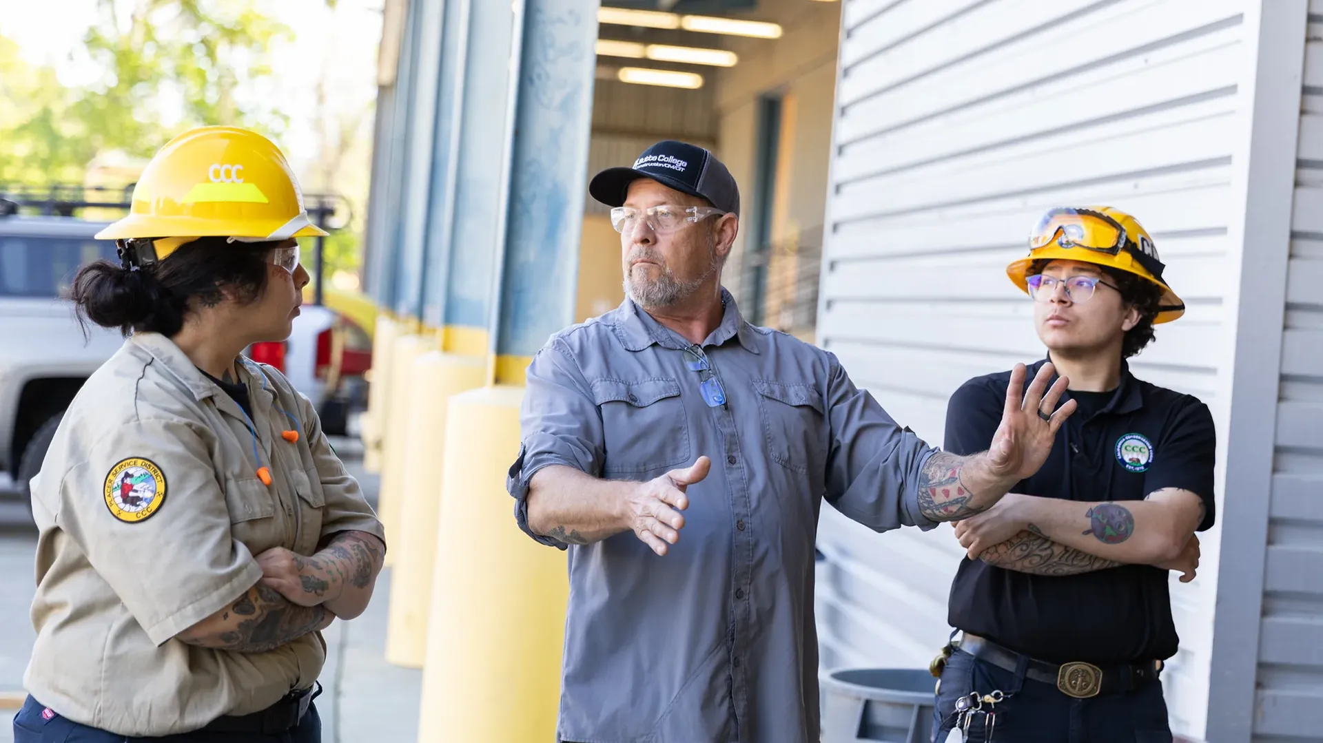 Butte College Training Place Students engage with instructor