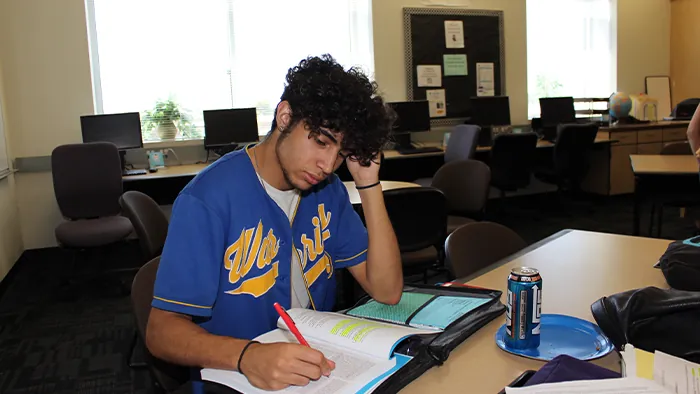 Butte College Students studies at the Chico Center
