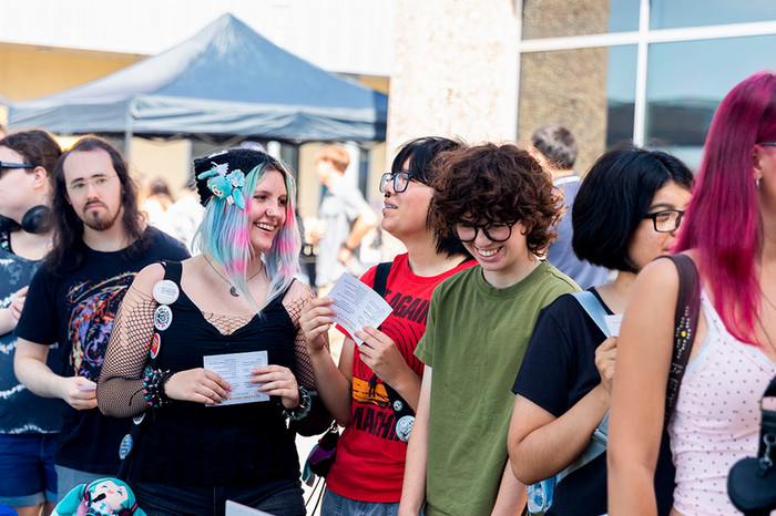 Butte College Students at Roadrunner Rush.