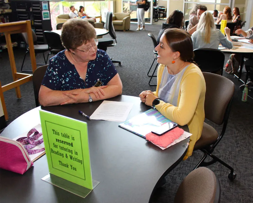Butte College Student gets assistance with homework