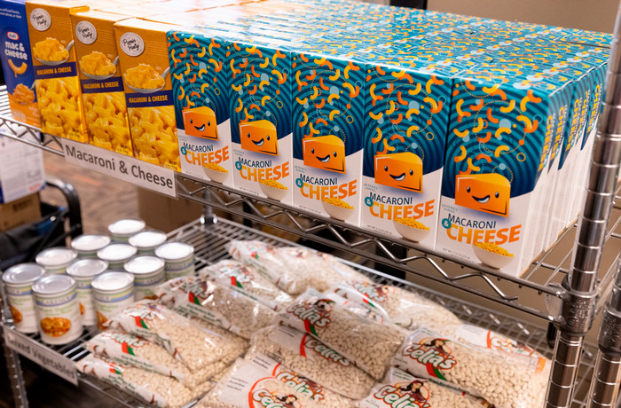 boxes-of-mac-n-cheese-in-basic-needs-pantry