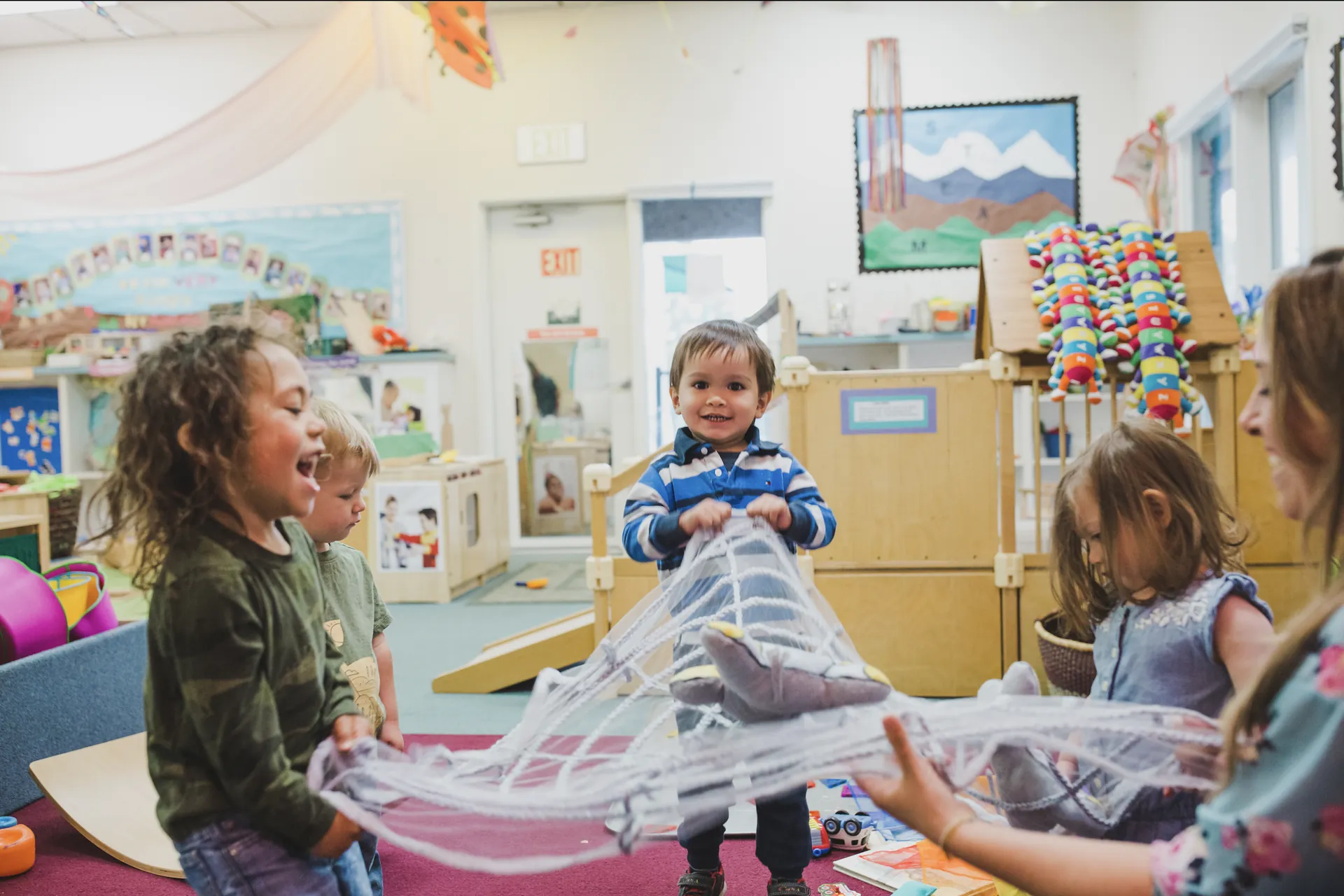 Children play at Butte College Student resources basic needs childcare center