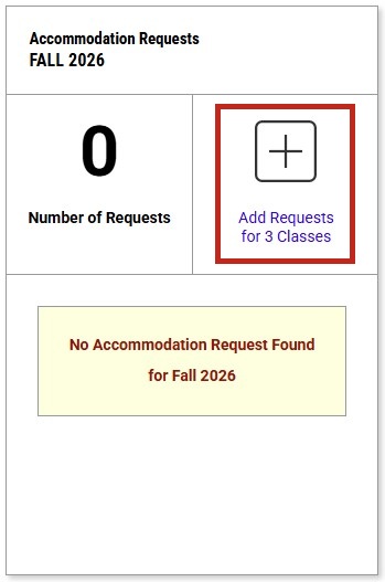 add accommodation request