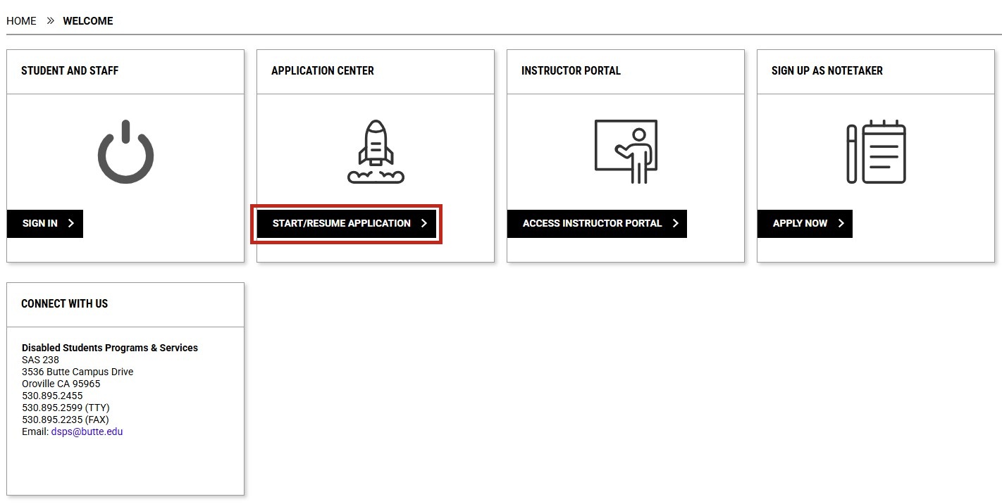 AIM login screen with Start/Resume Application button highlighted.
