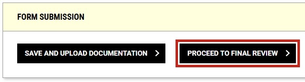 Proceed to Final Review button highlighted.