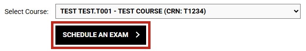 Schedule an exam button