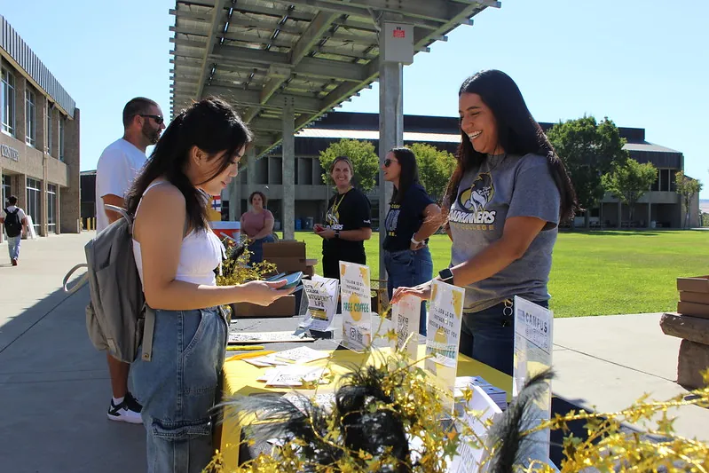 Butte College Inspiring Scholars at tabling event