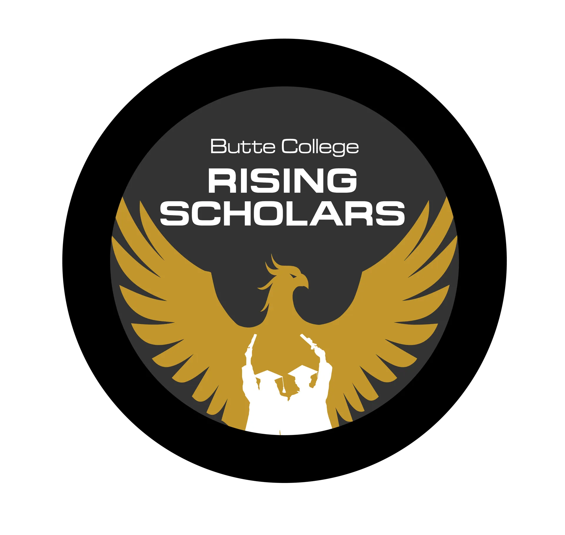 Butte College youth justice rising scholars sticker_dark